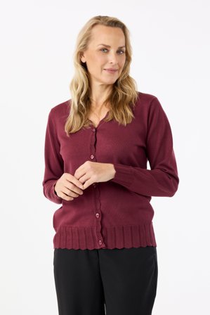 SIGNATURE - Cardigan - Bordeaux