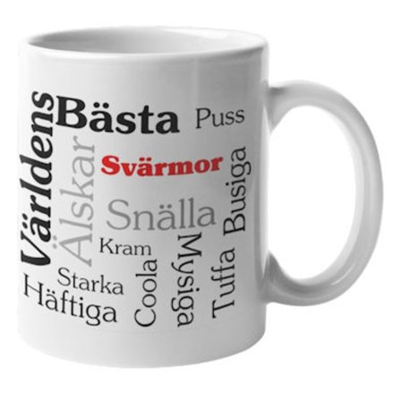 Mugg - Världens bästa svärmor