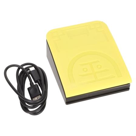 USB-fotbryterpedal Høyfølsom multifunksjonell ergonomisk pedal Enkel trådløs fotbryter for Win for Linux