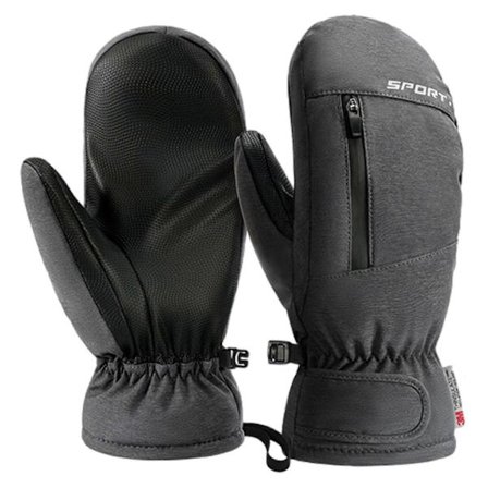 Aikuisten talvikäsineet lumi vedenpitävät hiihto kylmällä säällä eristetyt ulkona vedenpitävät lämpimät hiihtokäsineet lumilautakäsineet 