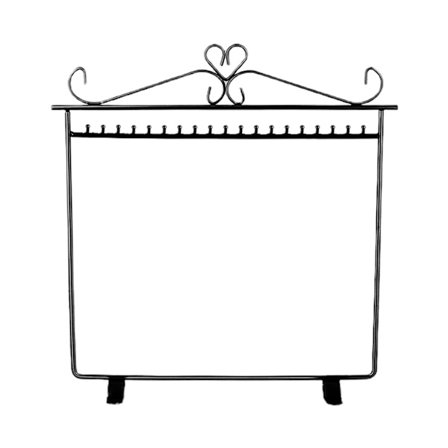 Pige til dukketøj Bøjle Jernstativ Ramme Dukkehus Møbler Tilbehør Legehus Rolle til Leg Legetøj Tøj Org