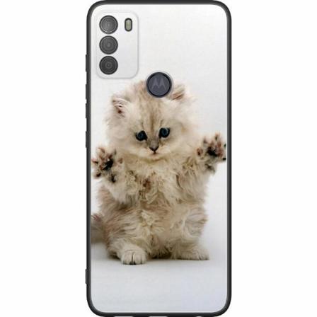 Motorola Moto G50 Svart Skal Katt