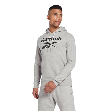 Reebok Men's Sweatshirt Reebok Identity Big Logo Hoodie H54477 S Grå, Herre