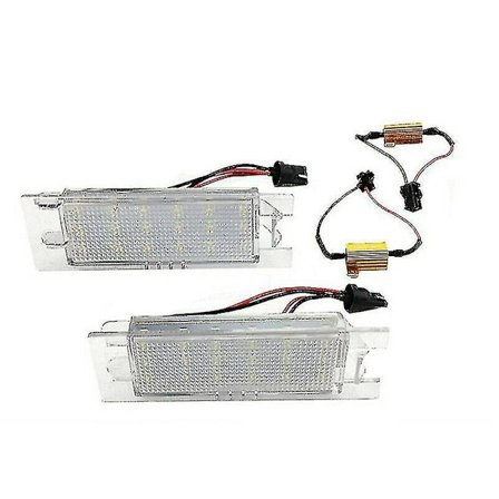 2x För Vauxhall Opel Astra H Corsa C/d Zafira B Adam Led Nummerskyltljus