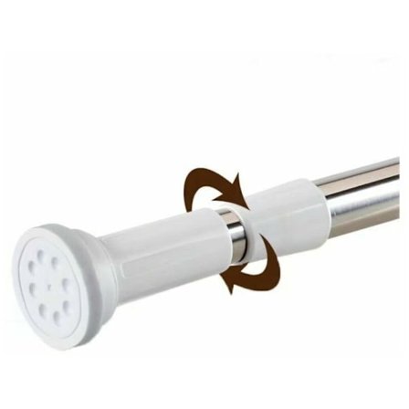 Gardinstång Utan Borrning, Utdragbar Duschstång, Duschstång, Utdragbar Gardinstång Utan Borrning Klämstänger/Teleskopstång Enkel Installation