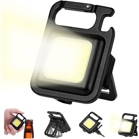 Ladattava työvalo, 800 lumenin minikannettava retkivalo,