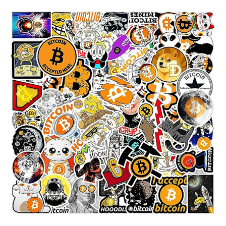 Paket med klistermärken - Bitcoin