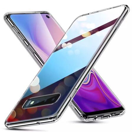 Skyddande Dubbelsidigt Silikonskal - Samsung Galaxy S10 Plus Svart