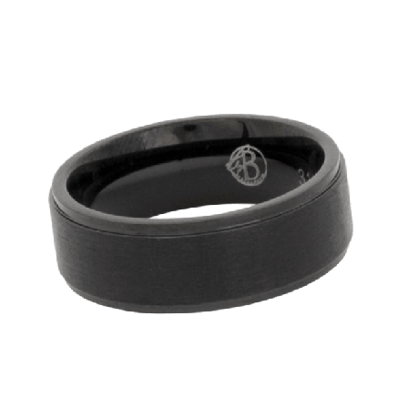 by BILLGREN Charlie Ring Black Accessoarer Herr Svart 20 mm