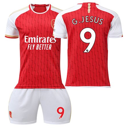 23 Arsenal hemmatröja NR 9 Jesus-tröja