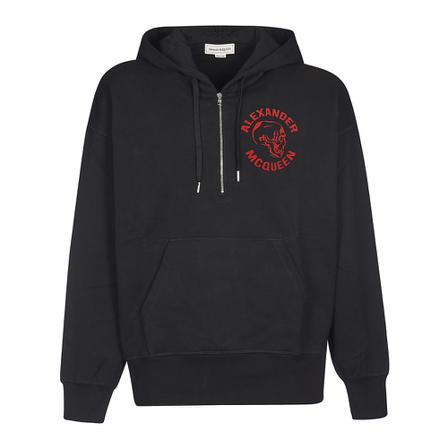 Alexander McQueen Skull Sweatshirt Sort, Herre Sweatshirts