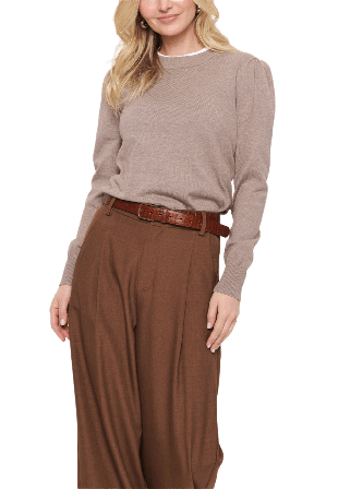 Saint Tropez Mila Sweater Tröjor Dam Brun S