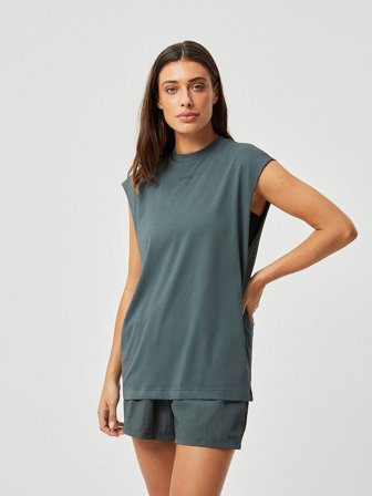 Björn Borg Studio Loose Fit Tank Green M, Tøj & Bolig, Tøj, Toppe
