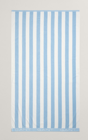 GANT Strandhåndkle BlockStripe Fresh-Blue 100x180