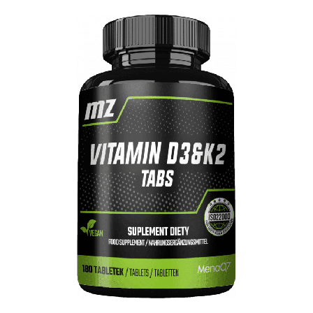 Vitamin D3 2000 IU + K2 MK-7 50 μg – 180 tabletter
