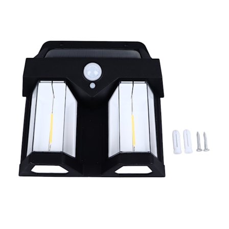 Utendørs Vanntett Solcelle Vegglampe med Varm Belysning fra Wolframtråd