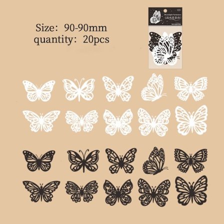 20 stk Scrapbooking materiale Dekorpapir 5 5