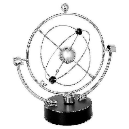 Globusmodell Rotation Perpetual Motion Instrument Magnetisk Prydnad Orbita Newton Pendel Modell Kontor Hus