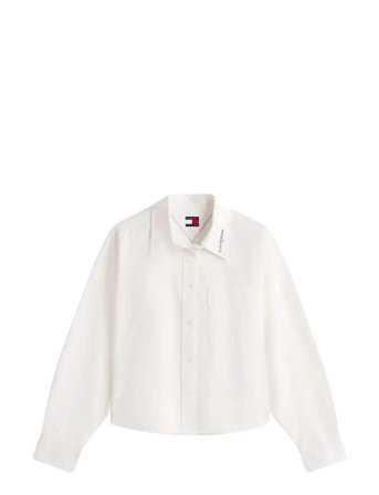 Tommy Jeans | Tjw Ovs Crop Oxford Shirt | L