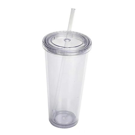 Stor Klassisk Rejsekrus Gennemsigtig Plast Genanvendelige Kopper Gave Til Venner Familiemedlemmer