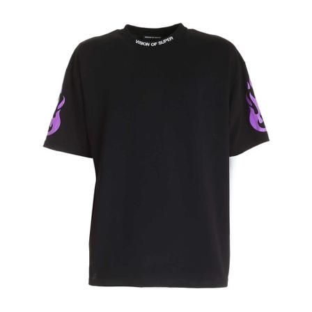 Vision OF Super T-Shirt Fire Sort, Herre T-shirts
