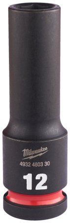 Milwaukee Shockwave Impact Duty Krafttoppe 1/2" kvadratisk dybde 12 mm, Håndværktøj
