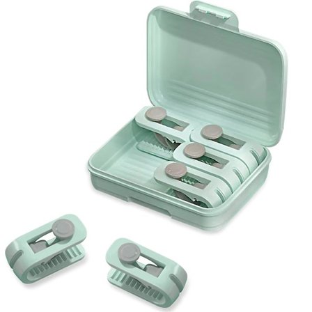 Dynetrekk Klemmer, 6 stk Nålfri Dynetrekk Feste Klemme, Sklisikre Dynetrekk Fester Grips, Anti-Bevegelse