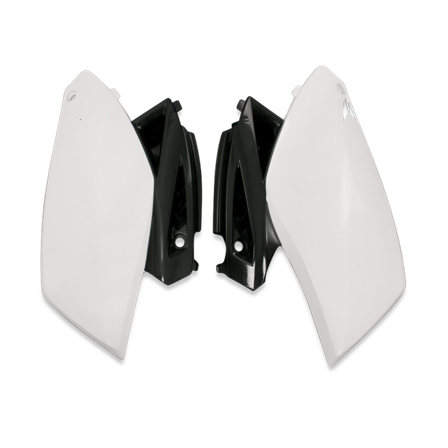 Pannelli Laterali Rtech Bianco-Nero - Yamaha YZ 250F 2010-2013