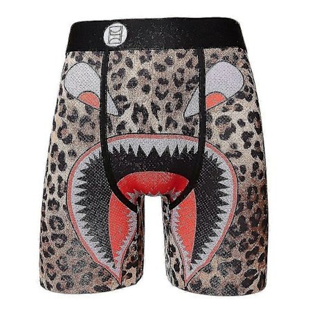 Nye PSD hurtigtørrende, forlængede boxershorts med hajmønster, sports shorts, strandbukser til mænd