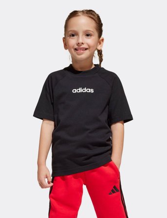 adidas Sportswear Lk Lin Tee 160 - Black - 110