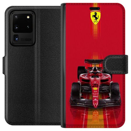 Yhteensopiva Lompakkokotelo Samsung Samsung Galaxy S20 Ultra Ferrari Formula 1 -auto ikonisessa punaisessa muotoilussa urheilullisella tarkkuudella