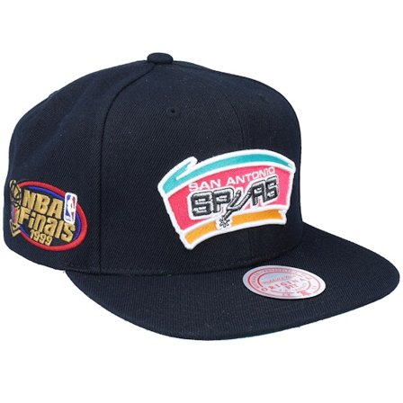Mitchell & Ness - NBA Preto snapback Boné - San Antonio Spurs Top Spot Black Snapback @ Hatstore
