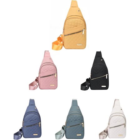 Pieni olkalaukku, crossbody-laukku, rintalaukku, monikäyttöinen crossbody-olkalaukku, matkustusretkeilypäiväreppu, 11,81x6,69x1,96 tuumaa, musta