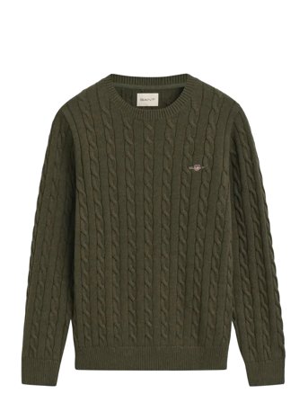 GANT | Cotton Cable C-Neck | M