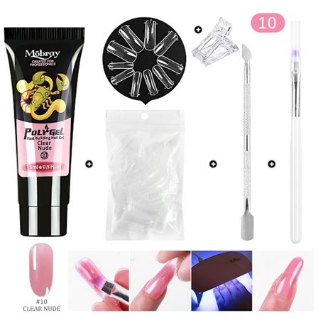 UV Nail Builder Nail Gel Polish Extension Acrylic Kit N12