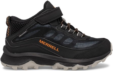 Merrell Junior Moab Speed Mid A/C Waterproof Black - Hverdagssko