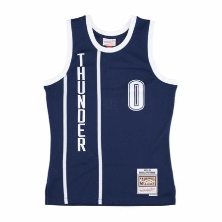 Mitchell & Ness basketball jersey nba alternate swingman jersey no 0 russell westbrook oklthu , Blauw , Heren , Maat: L Fitness