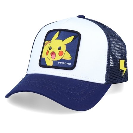 Capslab - Blue - trucker - Cap - Pokemon Pikachu White/Royal Trucker - Hatstore