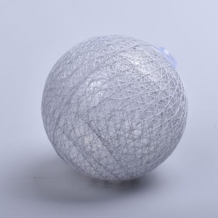 Bomullslyskule lyslenke, 1,5 meter 10 lys bomullslyskule lys egnet for soverom, Valentinsdag, bryllup, fest, jul, hjemmedekorasjon