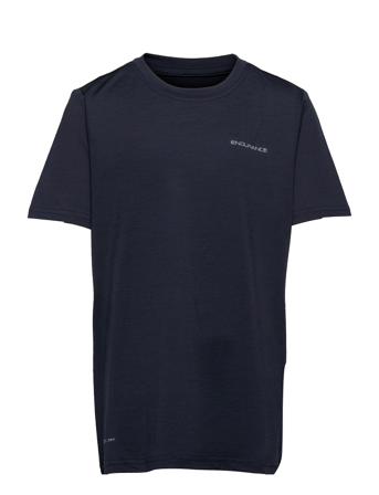 Parbin Jr.unisex Melange S/S Tee Blue Endurance