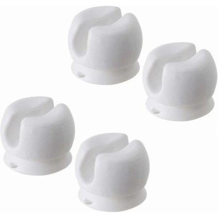 4 stk. Tannbørsteholder Tannbørsteholder med sugekopp Veggmontert tannbørsteholder Tannbørstestativ for de fleste tannbørster