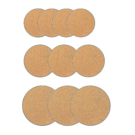 10 stk. Kork Plantebrikker i 3 størrelser, 4/6/8 Tommers Kork Plantematter Korkbrikker For Planter, Plantebrikke