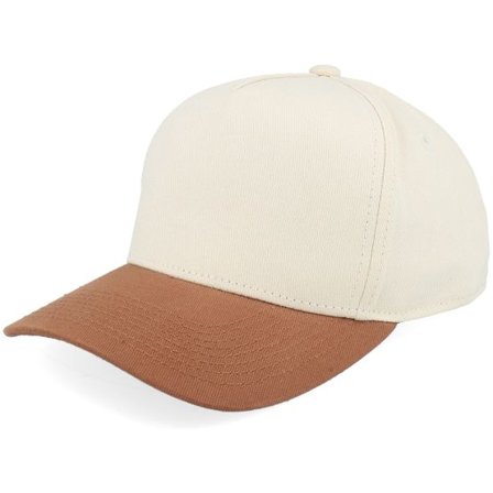 Equip - Beige adjustable Keps - Kids Stone/Caramel Brim A-frame Adjustable @ Hatstore