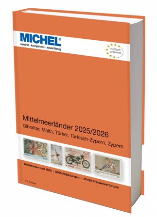 MICHEL - Middelhavslandene 2025/2026 - Frimærkekatalog