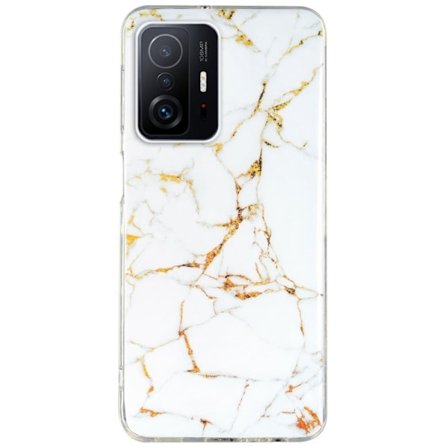 Marble Xiaomi 11T / 11T Pro Suojakotelo - Valkoinen