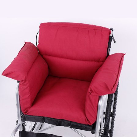 Rød 115 * 100cm speciel anti-liggesår pude med bomuldsklemme, tyk