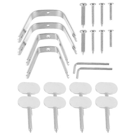 2 Sarjaa kinkunpidikevarusteita, korvaava kinkutelineen kiinnitys, pidike kotiin