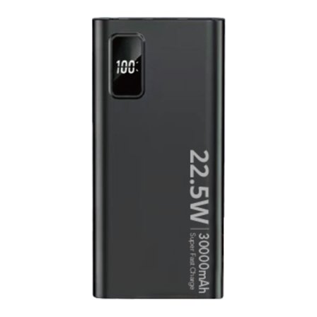 SiGN Extremely Powerful Powerbank 30000mAh, 22.5W - Black