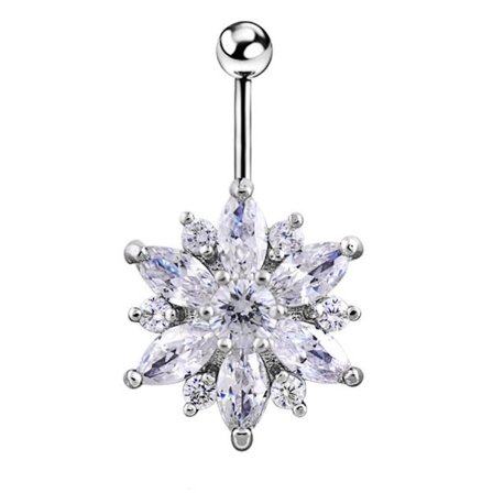 Guldpläterade Navelpiercing Piercing smycken