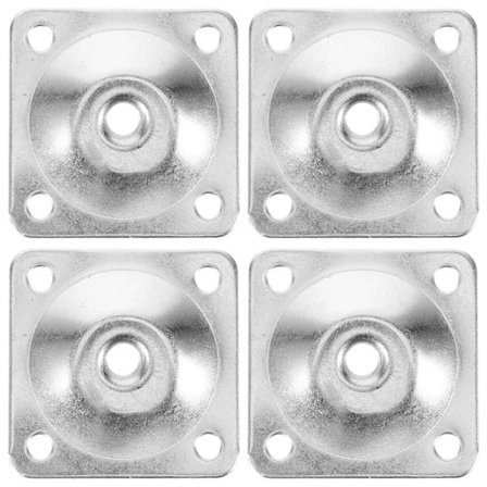 4 stk. Bordben Fastgørelsesplader Møbelreparationsplader Bordbenbeslag